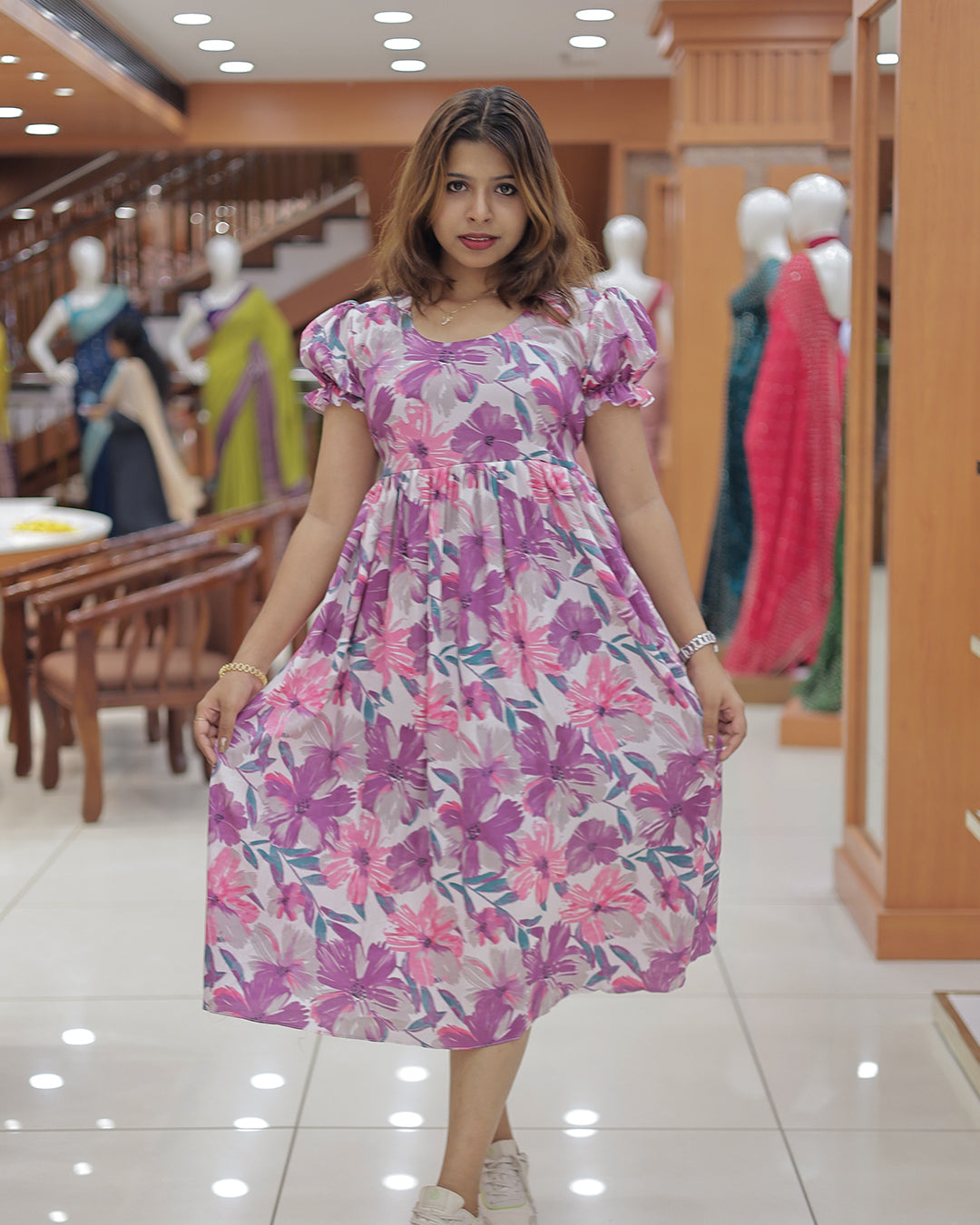 Printed Casual Frock for Women- R246