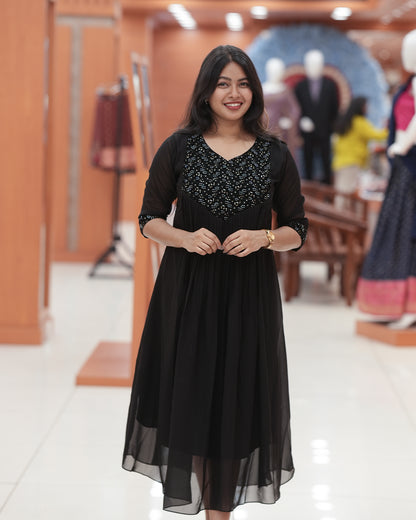 Women's Georgette Aline Kurti - R254