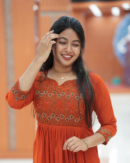 Women's Georgette Aline Kurti - R261