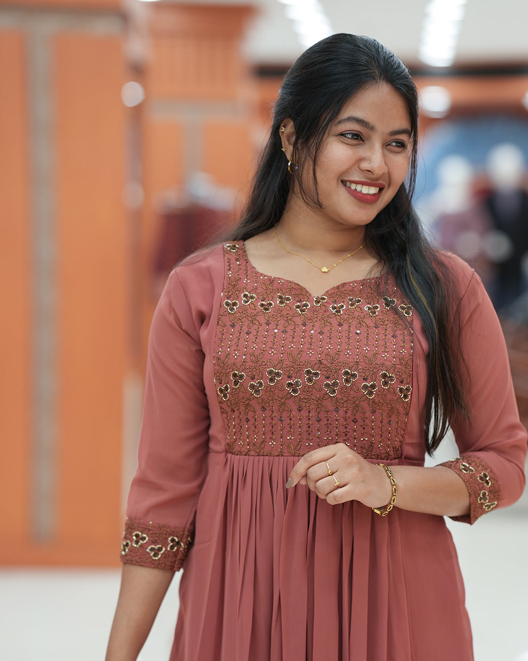 Women's Georgette Aline Kurti - R261