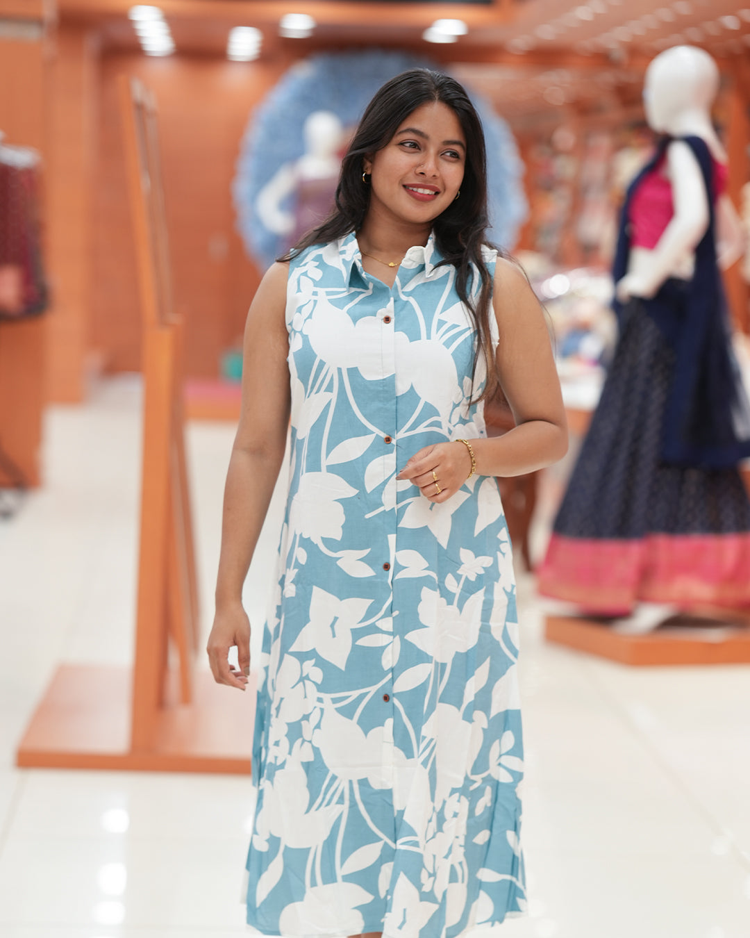 Women's Casual A-line kurti -R263