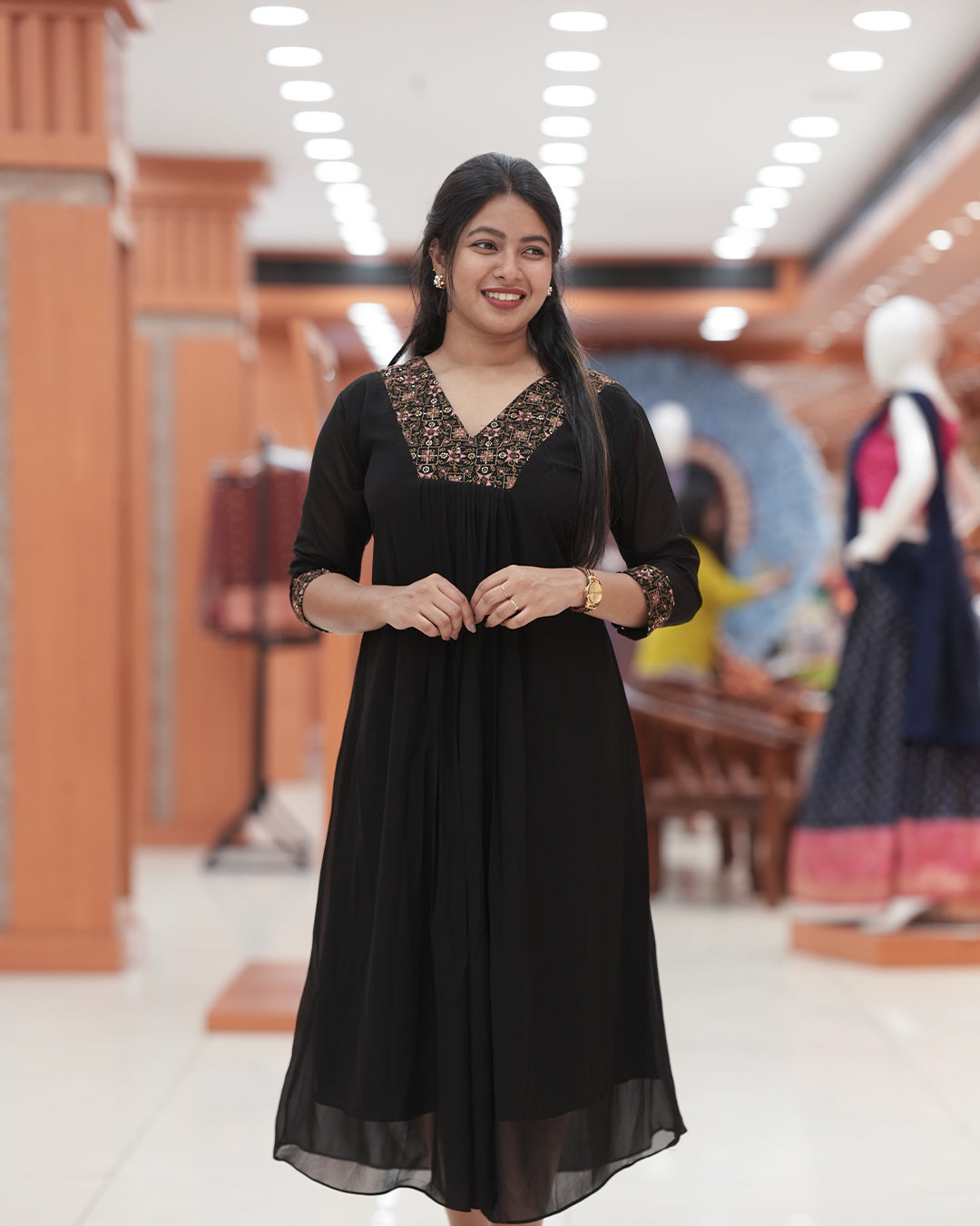 Women's Georgette Aline Kurti - R274