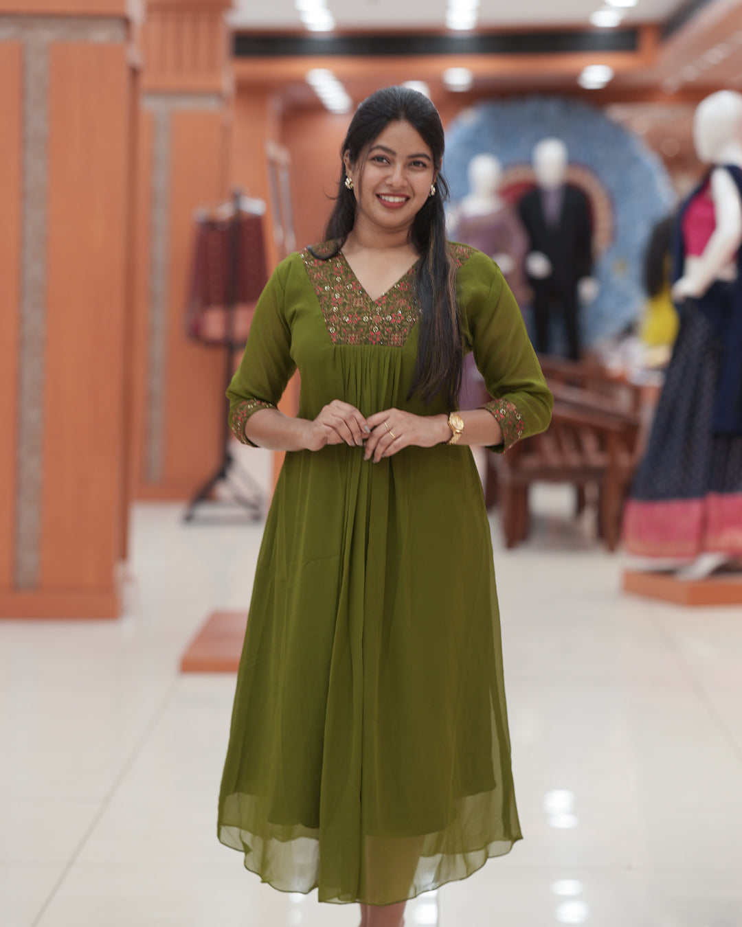 Women's Georgette Aline Kurti - R274