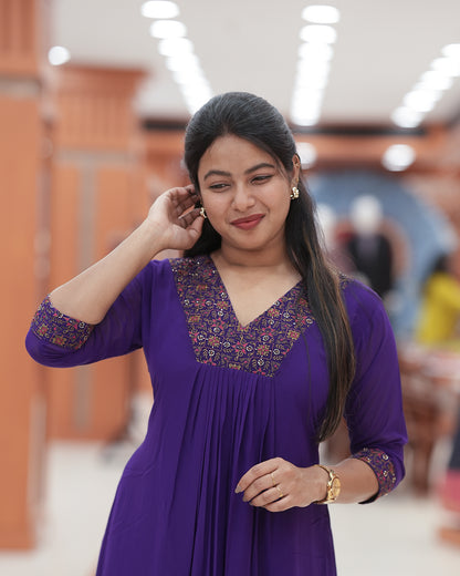Women's Georgette Aline Kurti - R274