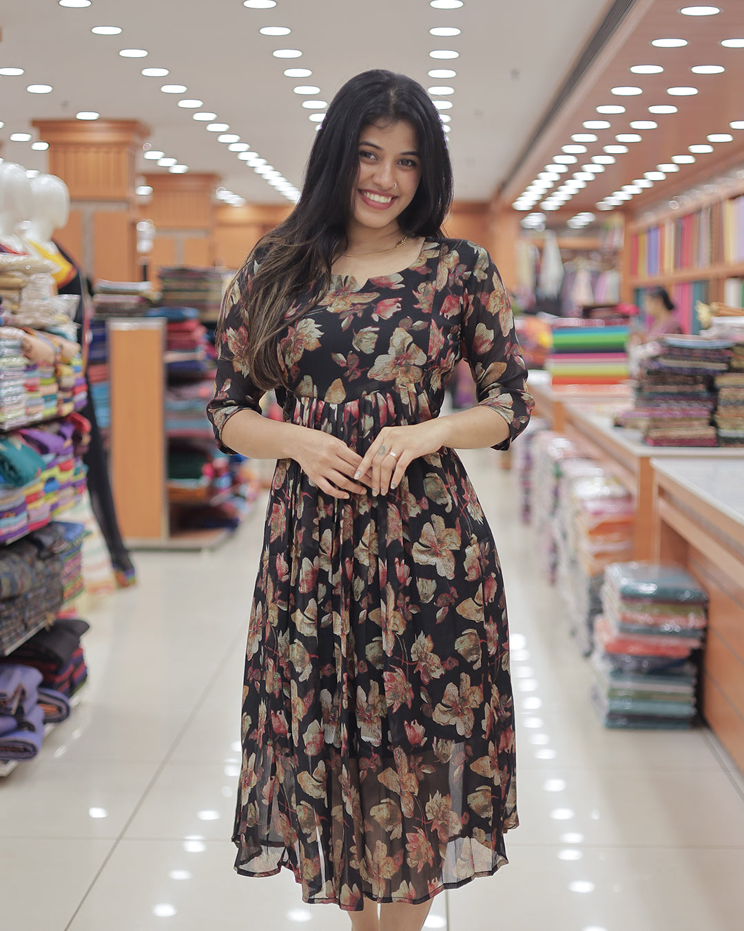 Women's Feeding kurti Frock Style- R402