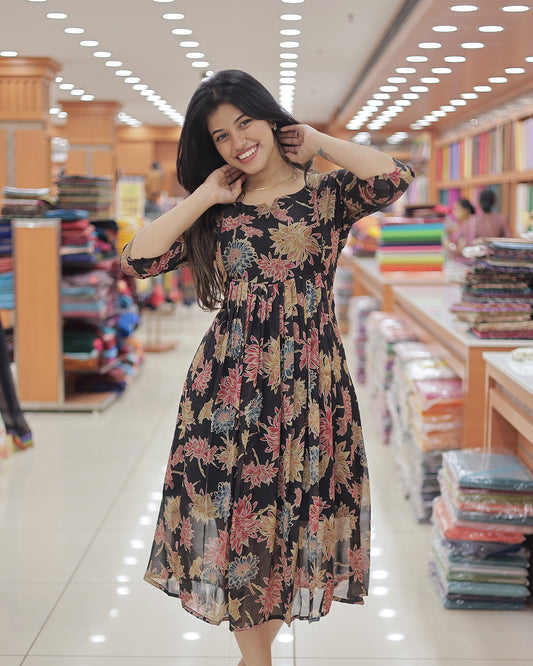 Women's Feeding kurti Frock Style- R402