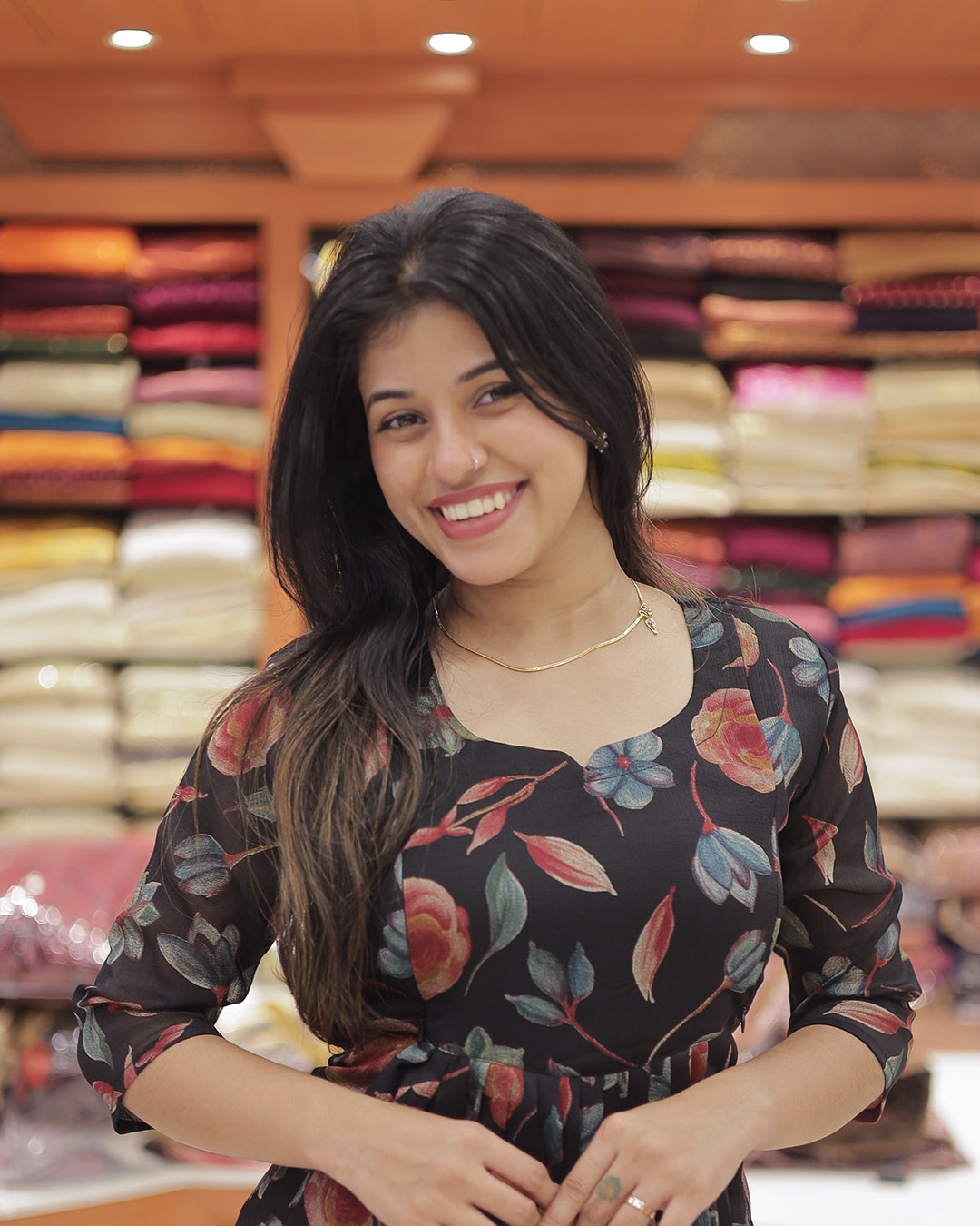 Women's Feeding kurti Frock Style- R402
