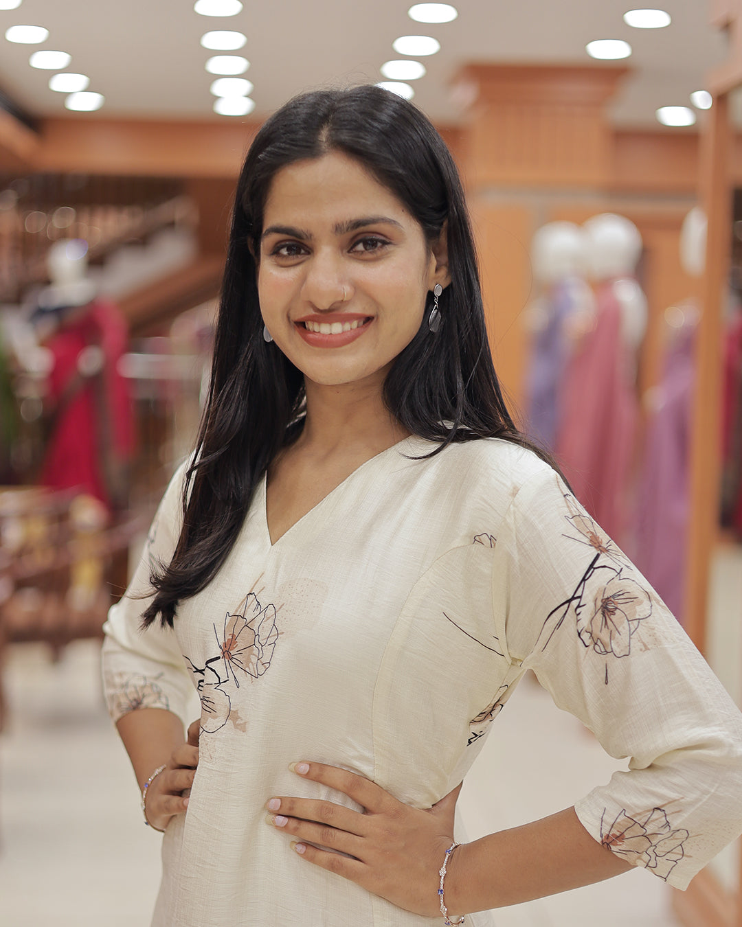 Women's Slitted Kurti -R406