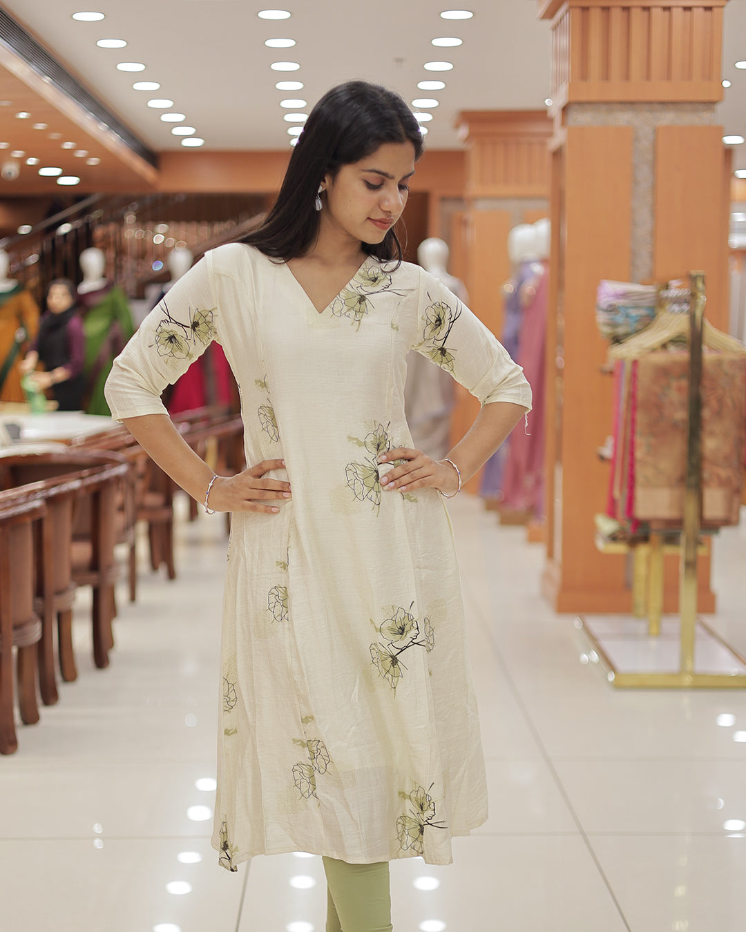 Women's Slitted Kurti -R406