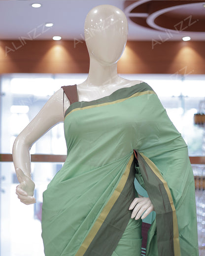Arani Silk Plain Saree -R414