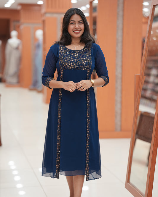 Women's Function wear Jacket Kurti  - R420