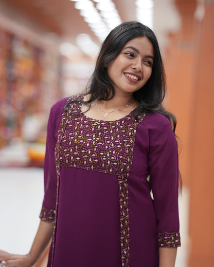 Women's Function wear Jacket Kurti  - R420