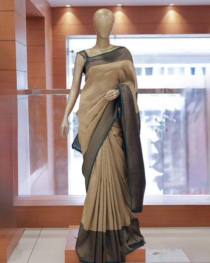 Womens Brocade Silks Saree - R428