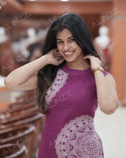 Trendy Rayon Floral Print Women’s Co-Ord Set -R442 (c)