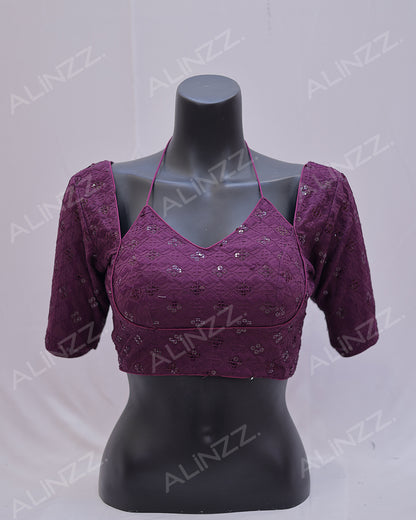 Ready to Wear Halter Neck Blouse -R446