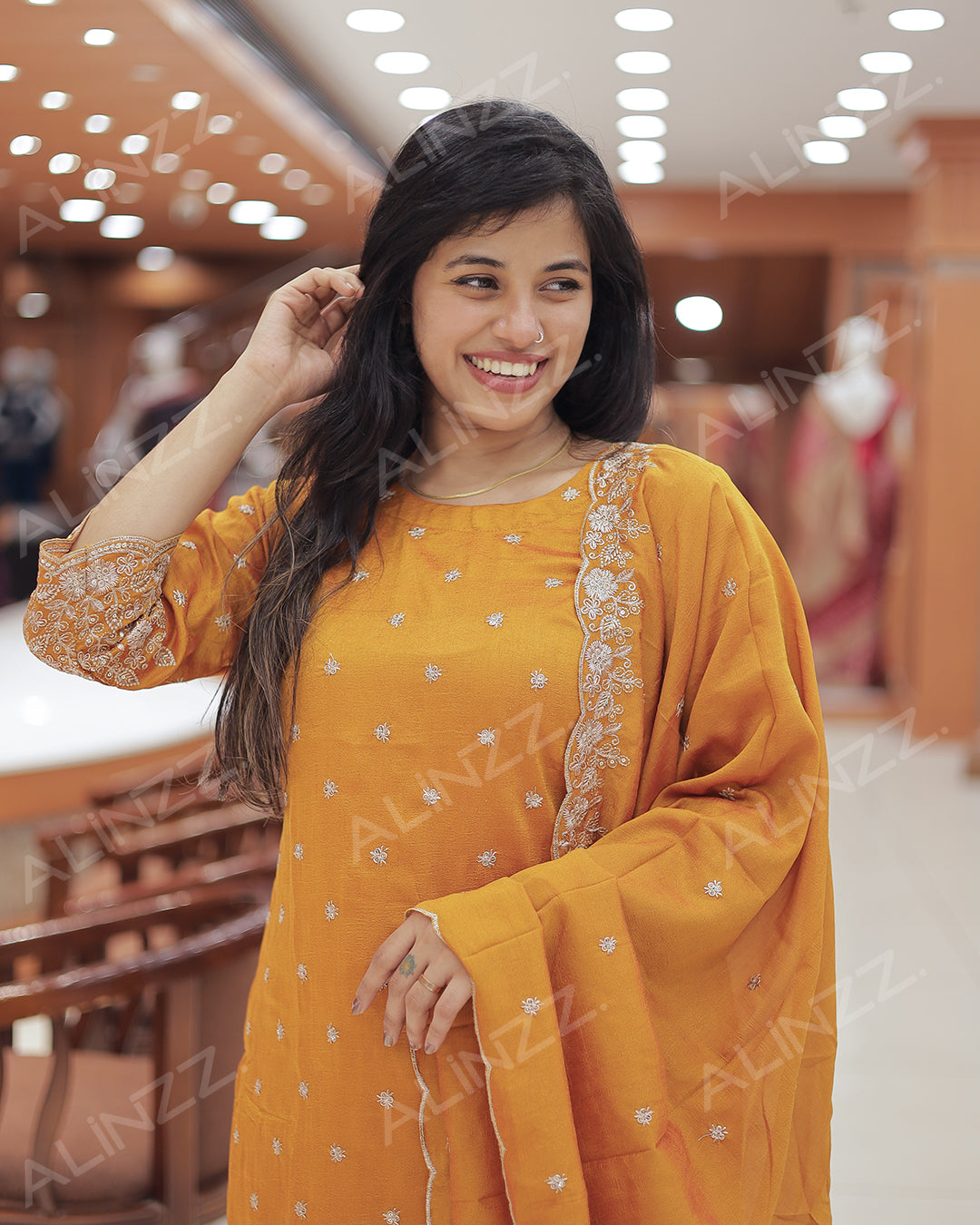 Women's 3-Piece Salwar Suit Set -R457