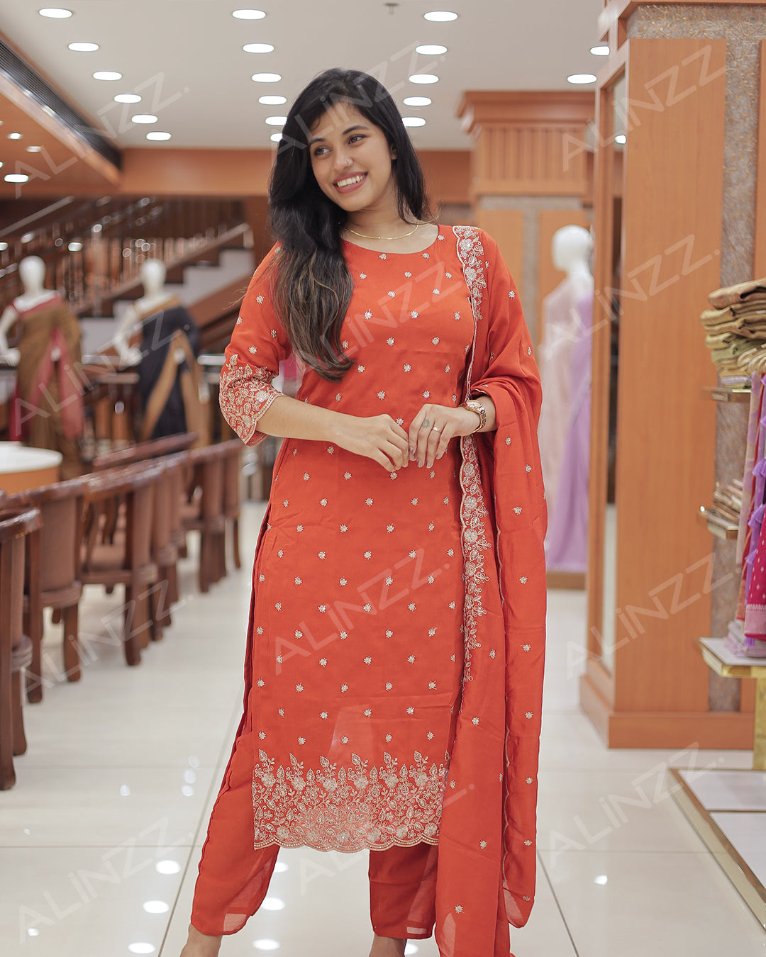 Women's 3-Piece Salwar Suit Set -R457