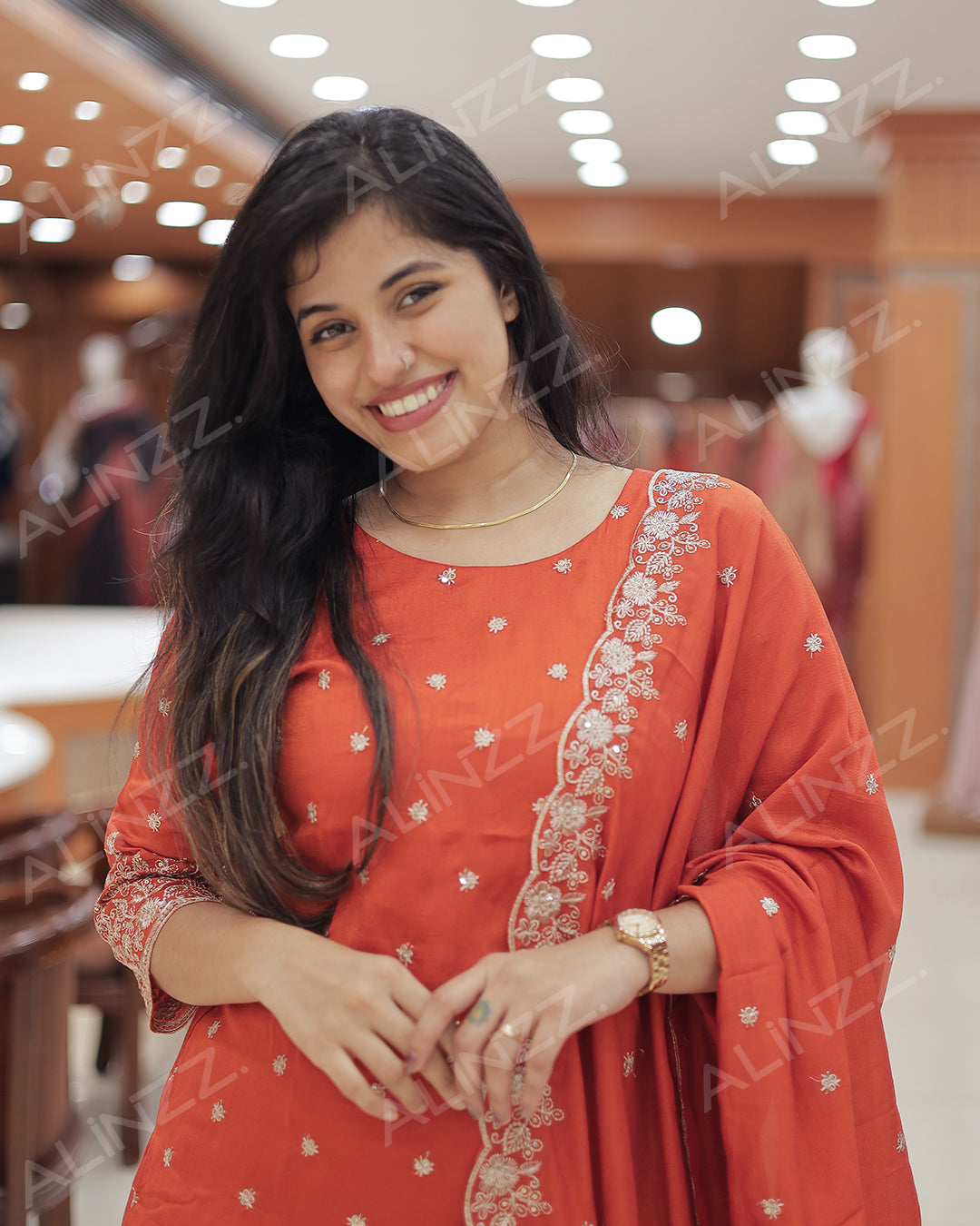 Women's 3-Piece Salwar Suit Set -R457