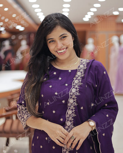 Women's 3-Piece Salwar Suit Set -R457