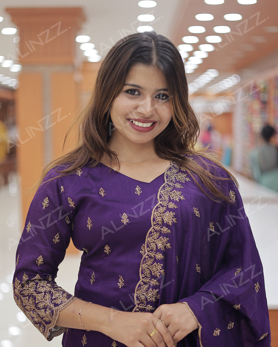 Women's Pure Cotton 3-Piece Salwar Suit Set -R458