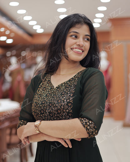 Elegant Georgette Feeding Kurti for Women- R459