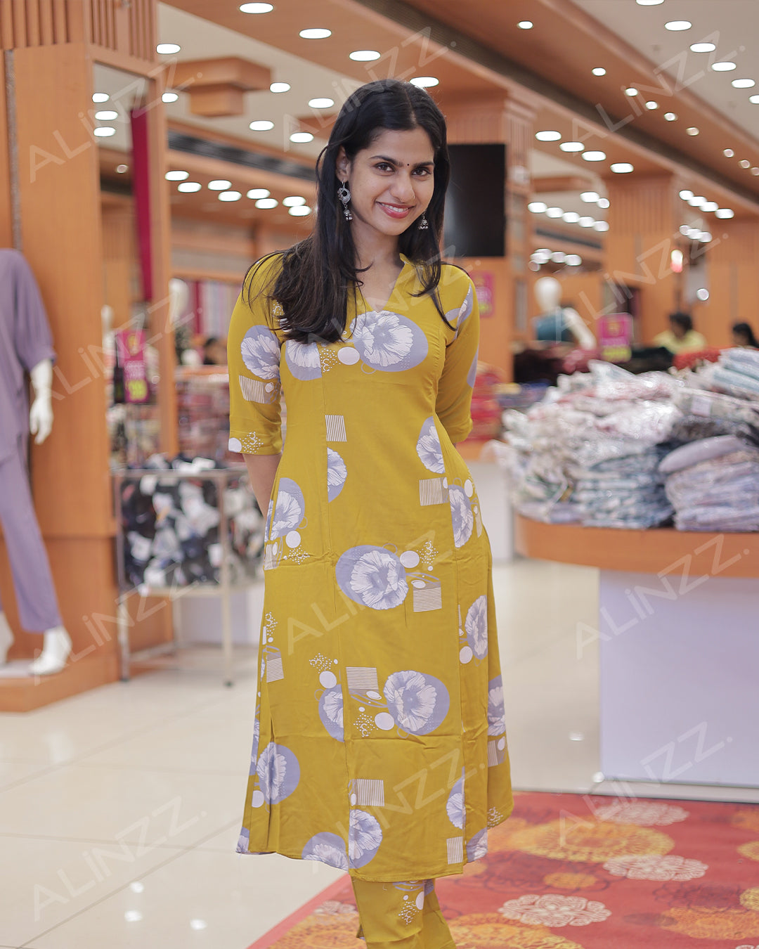 Women’s Rayon Floral Print Co-Ord Set -R460