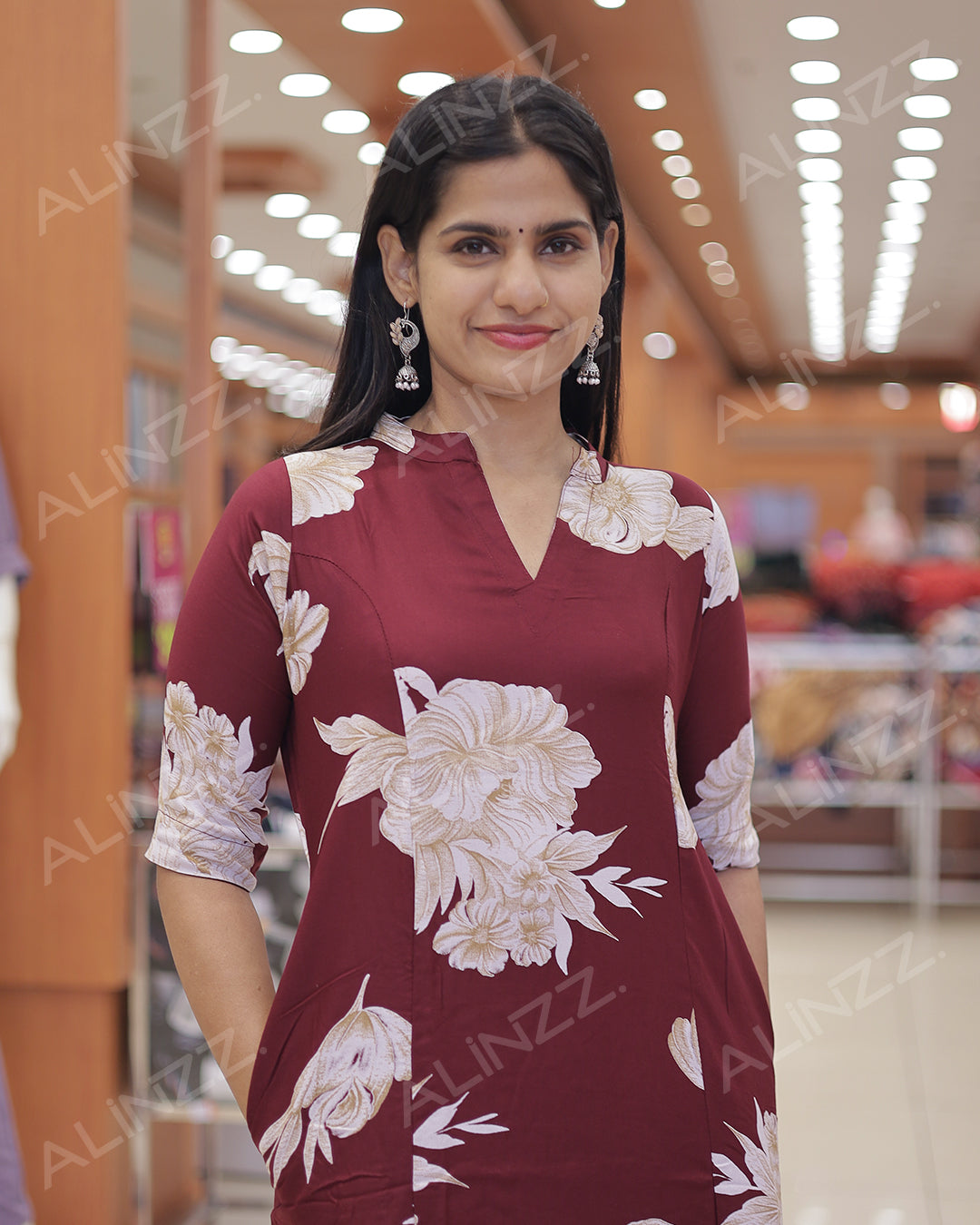 Women’s Rayon Floral Print Co-Ord Set -R460