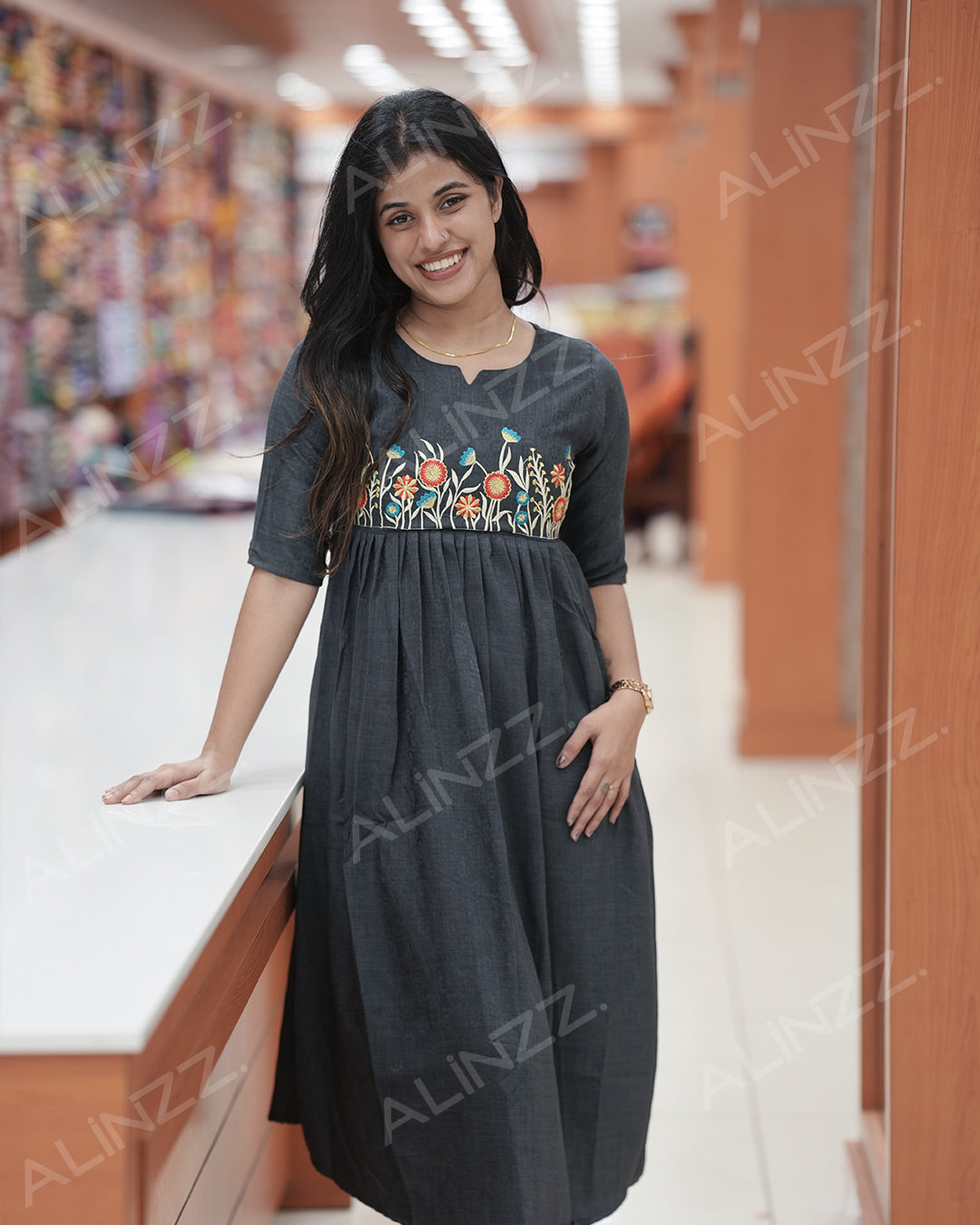 Women's A-line kurti-R466
