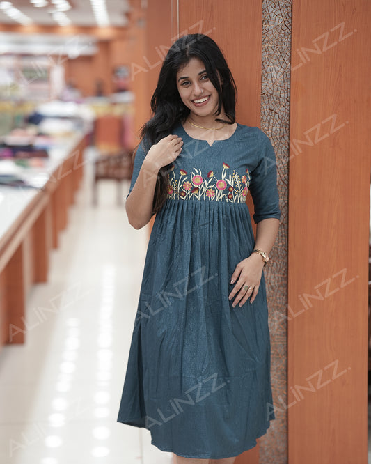 Women's A-line kurti-R466