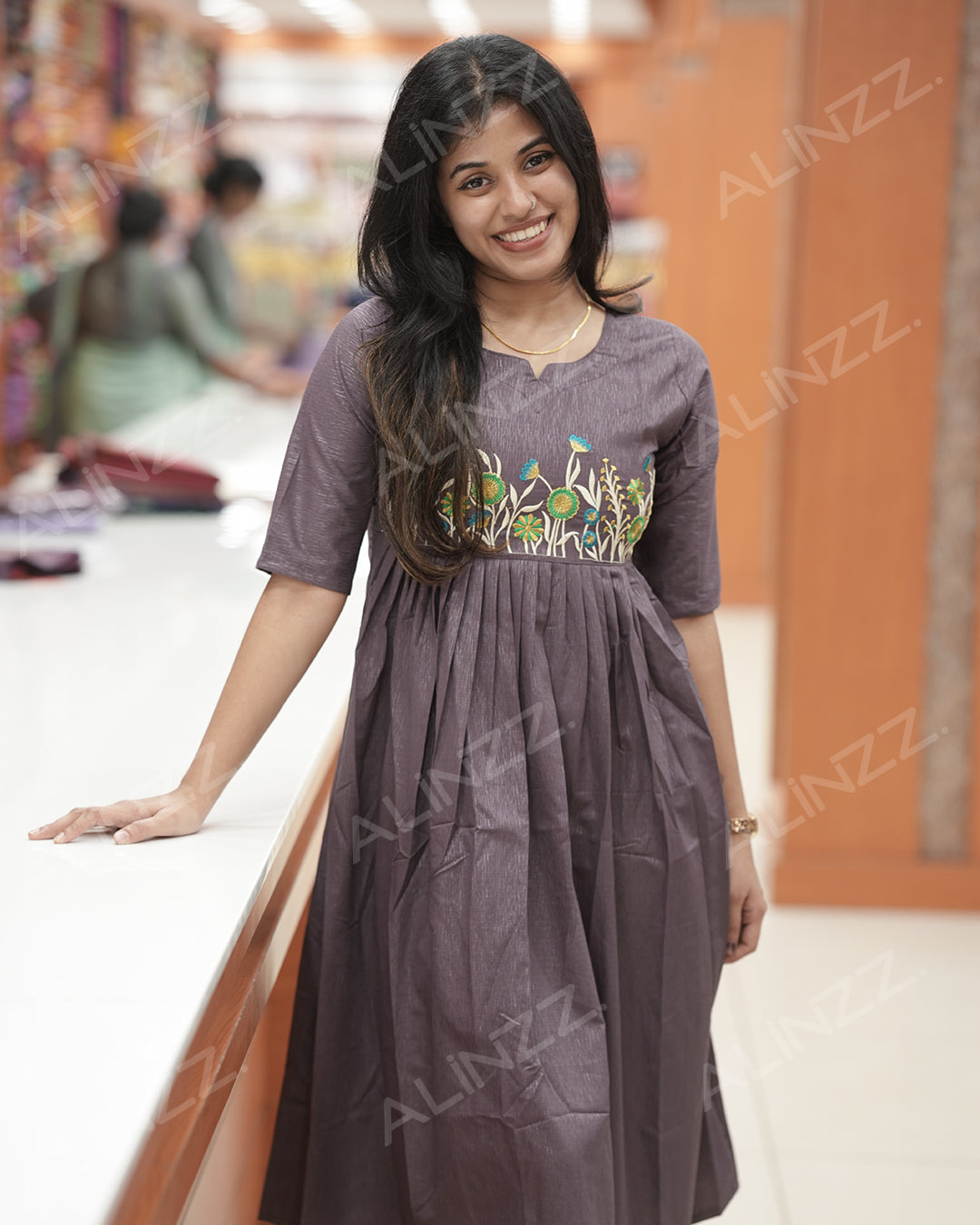 Women's A-line kurti-R466