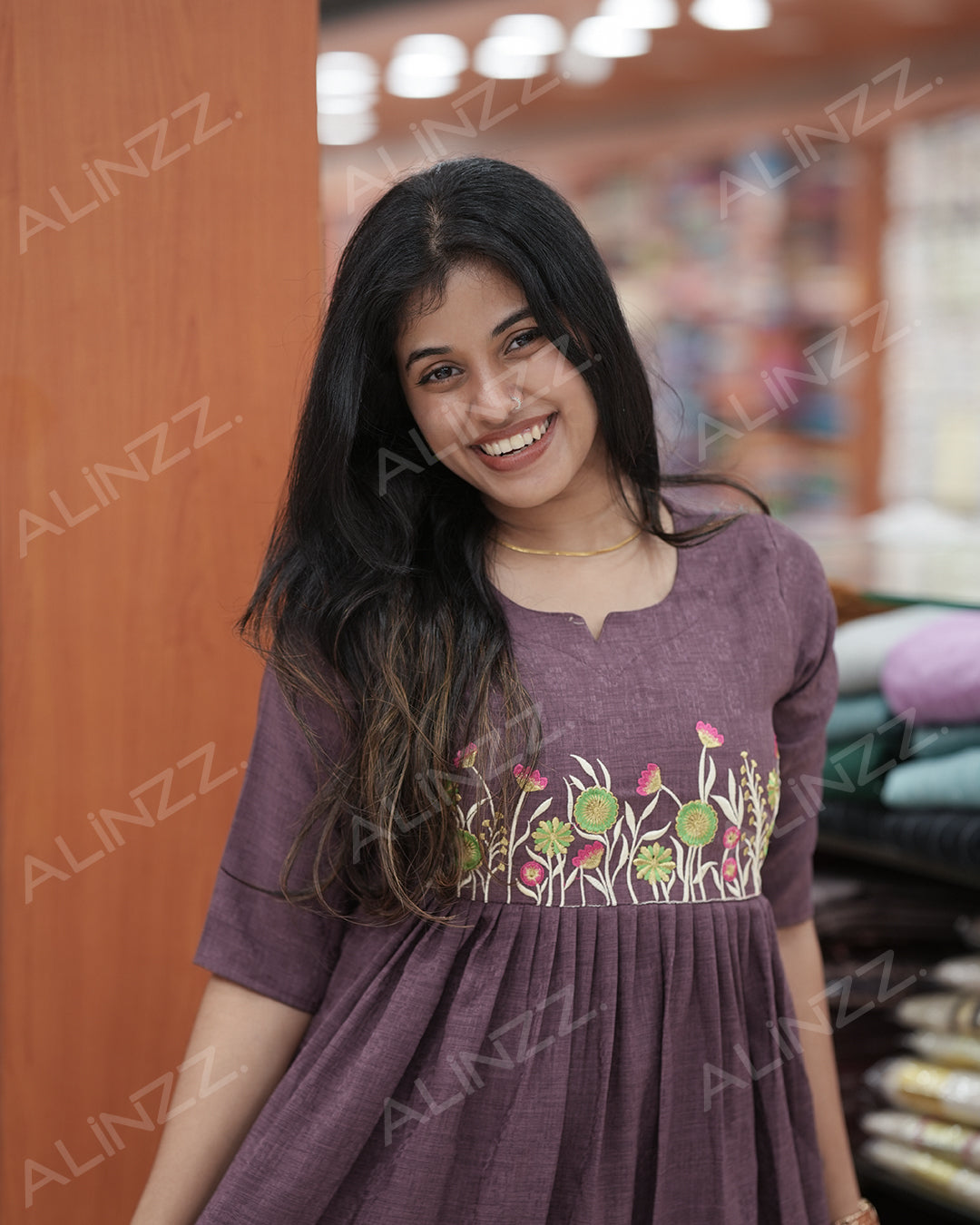 Women's A-line kurti-R466