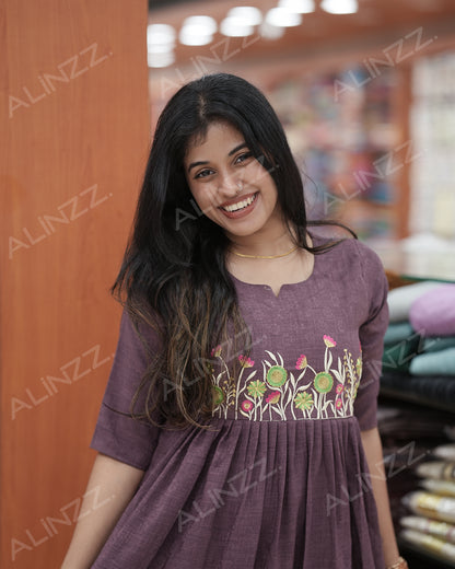 Women's A-line kurti-R466