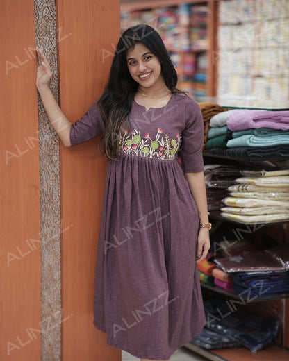 Women's A-line kurti-R466