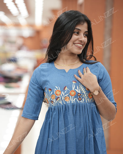 Women's A-line kurti-R466