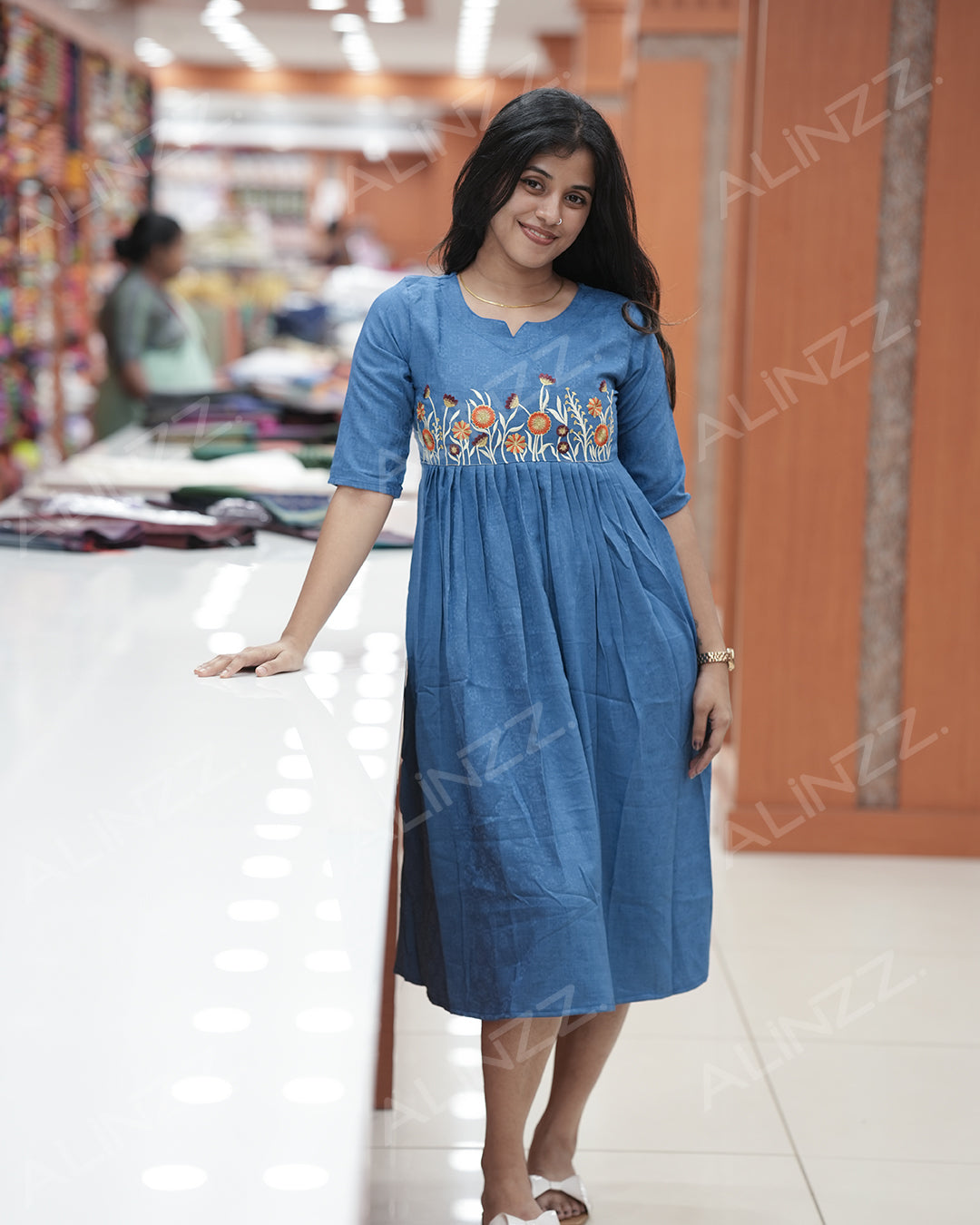 Women's A-line kurti-R466