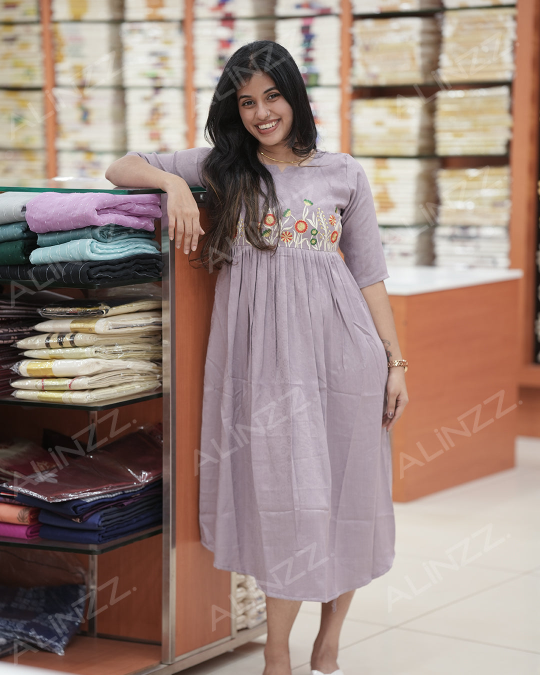 Women's A-line kurti-R466
