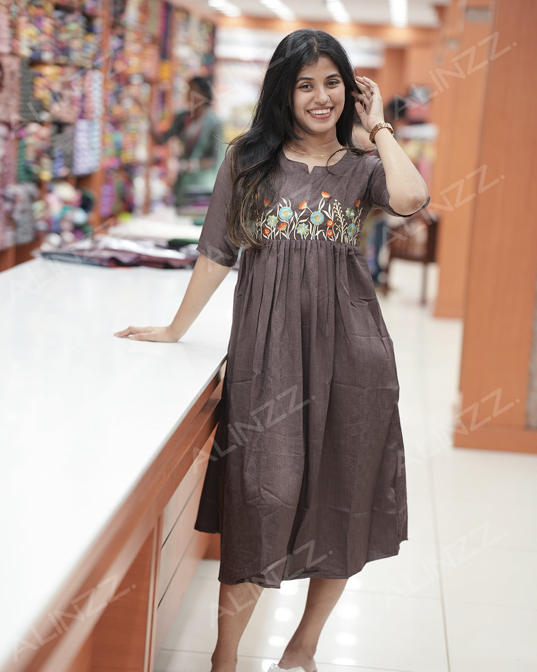 Women's A-line kurti-R466