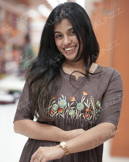 Women's A-line kurti-R466