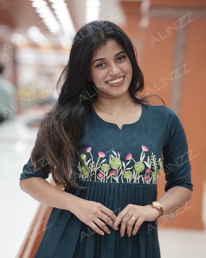 Women's A-line kurti-R466