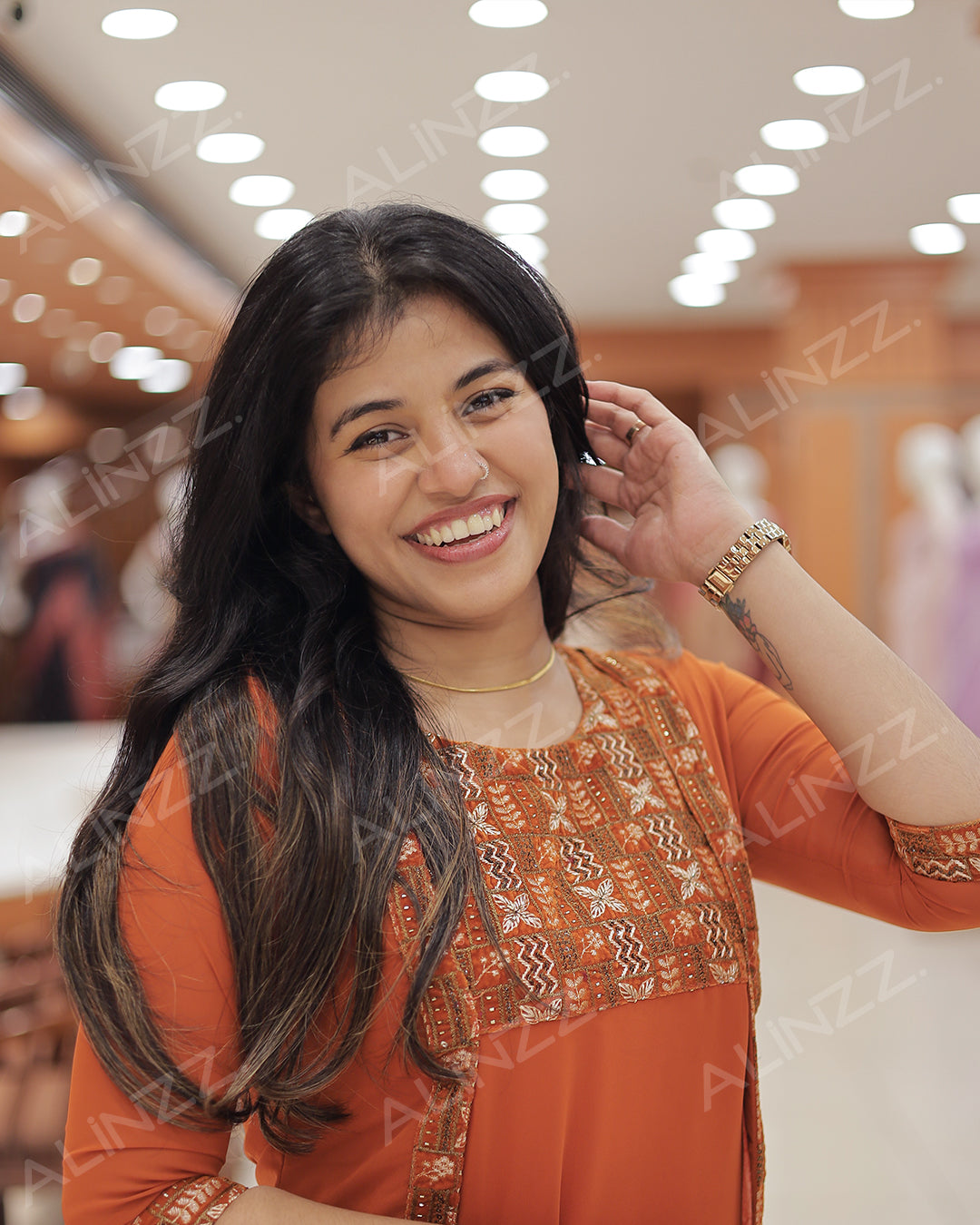 Women's Georgette Jacket Kurti  -R469