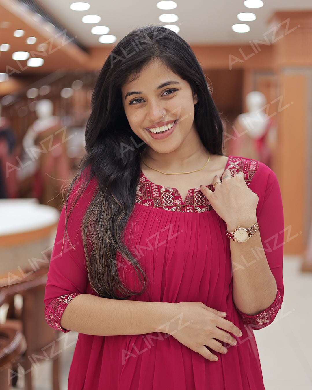 Women's Georgette Aline Kurti - R471