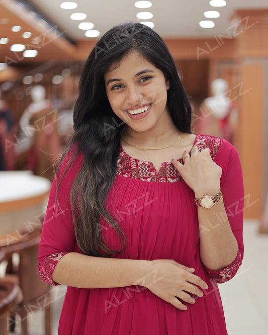 Women's Georgette Aline Kurti - R471