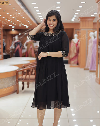 Women's Georgette Aline Kurti - R471