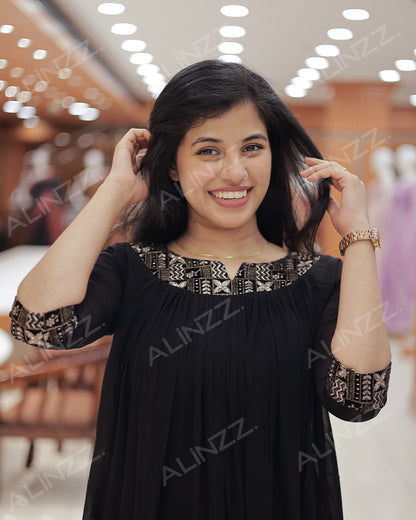 Women's Georgette Aline Kurti - R471