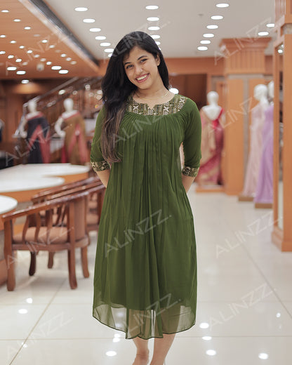 Women's Georgette Aline Kurti - R471