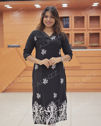Elegant Imported Fabric Women’s Slitted Kurti -R484