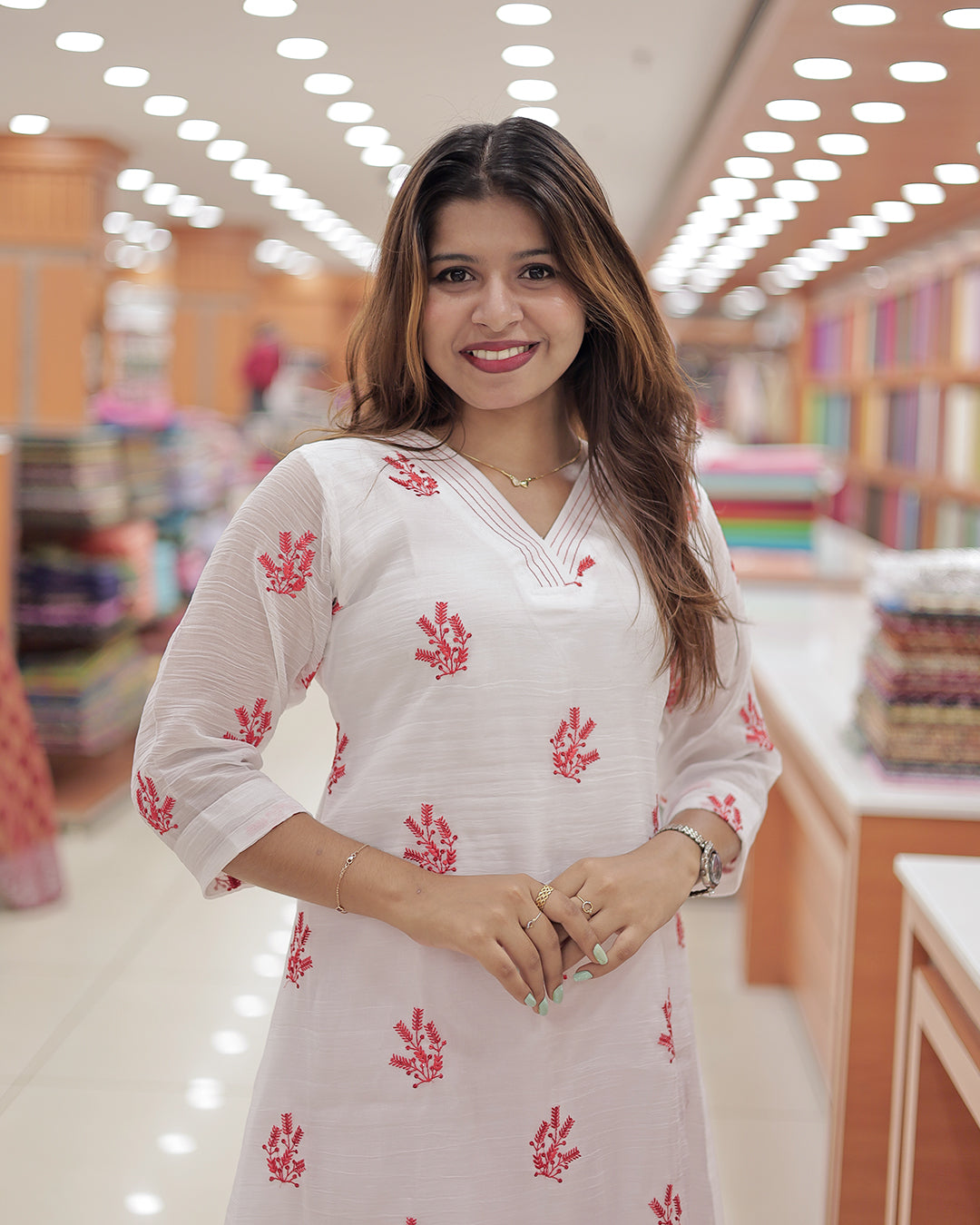 Crush Organza A-Line Top for Women – R503