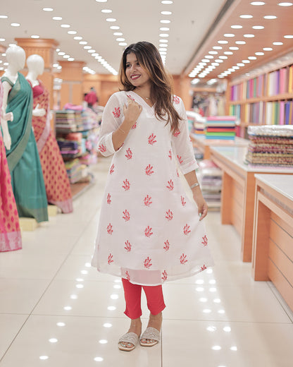 Crush Organza A-Line Top for Women – R503