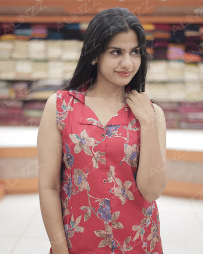 Women's Floral Design Co-ord Set – R522