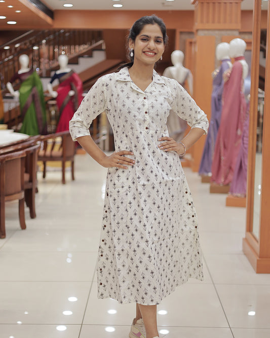 Women’s Hakkoba Frock Kurti -R802